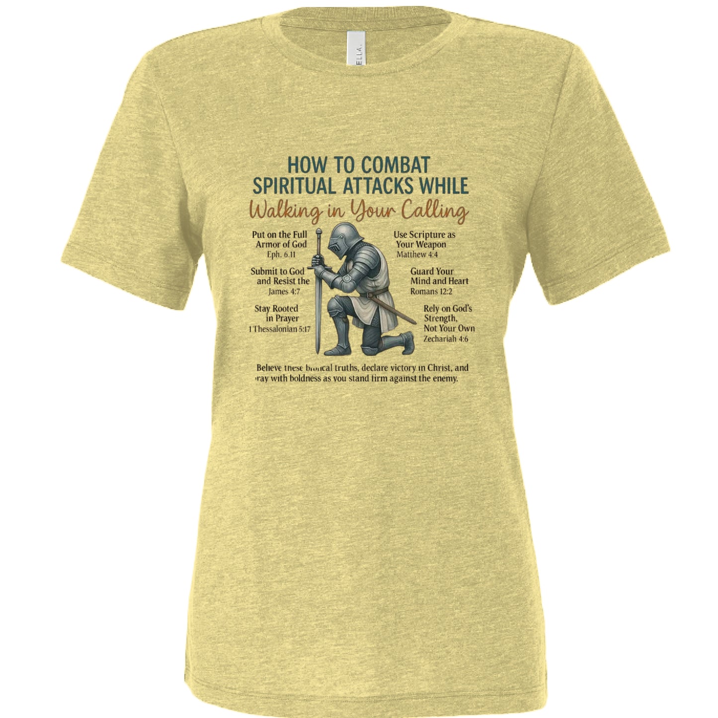 Mustard Triblend - FRONT
