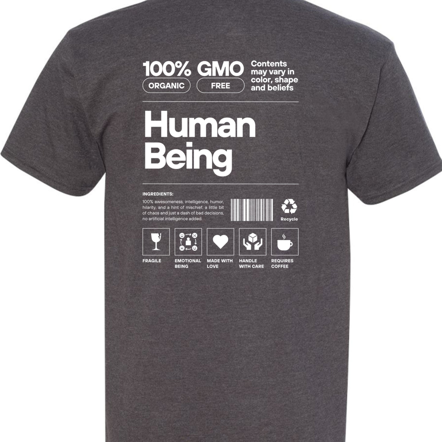 CHARCOAL HEATHER - BACK