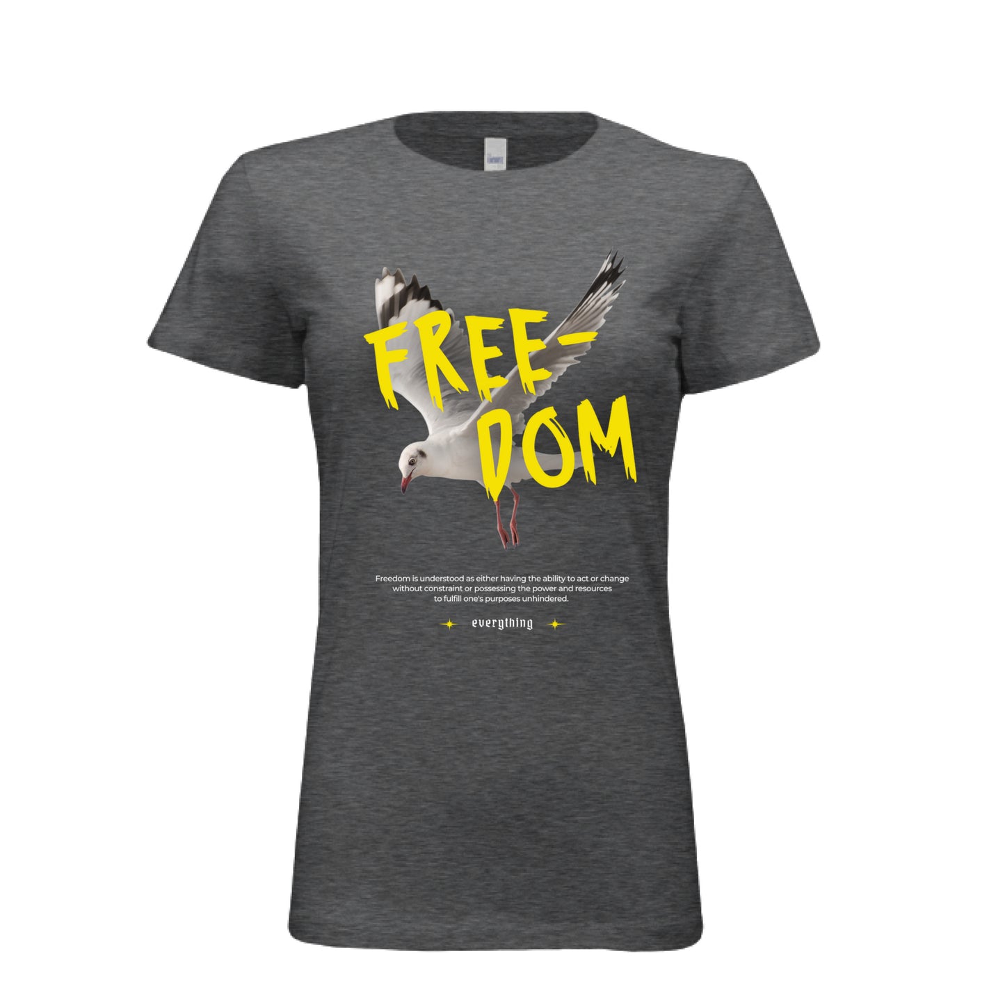 DRK GREY HEATHER - FRONT