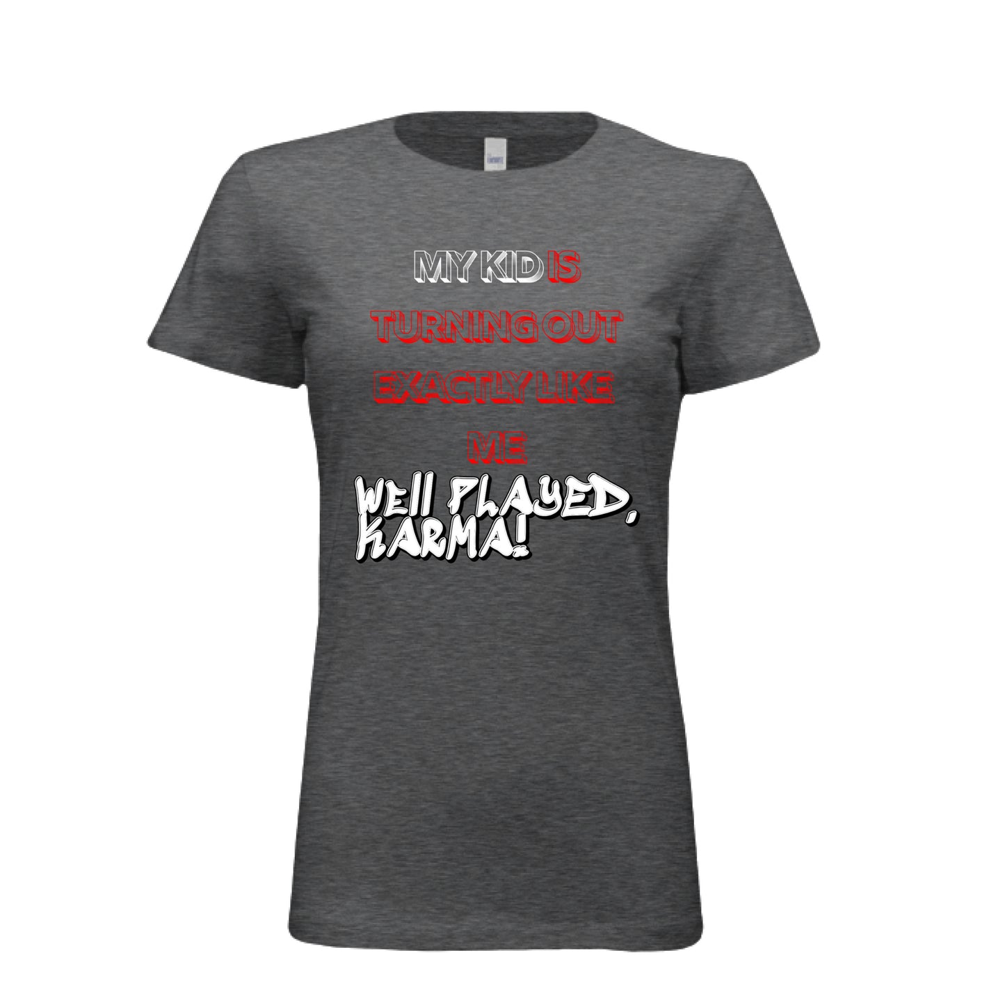 DRK GREY HEATHER - FRONT