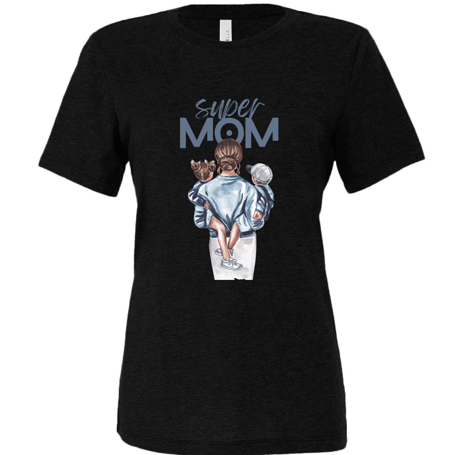SOLID BLK TRIBLEND - FRONT