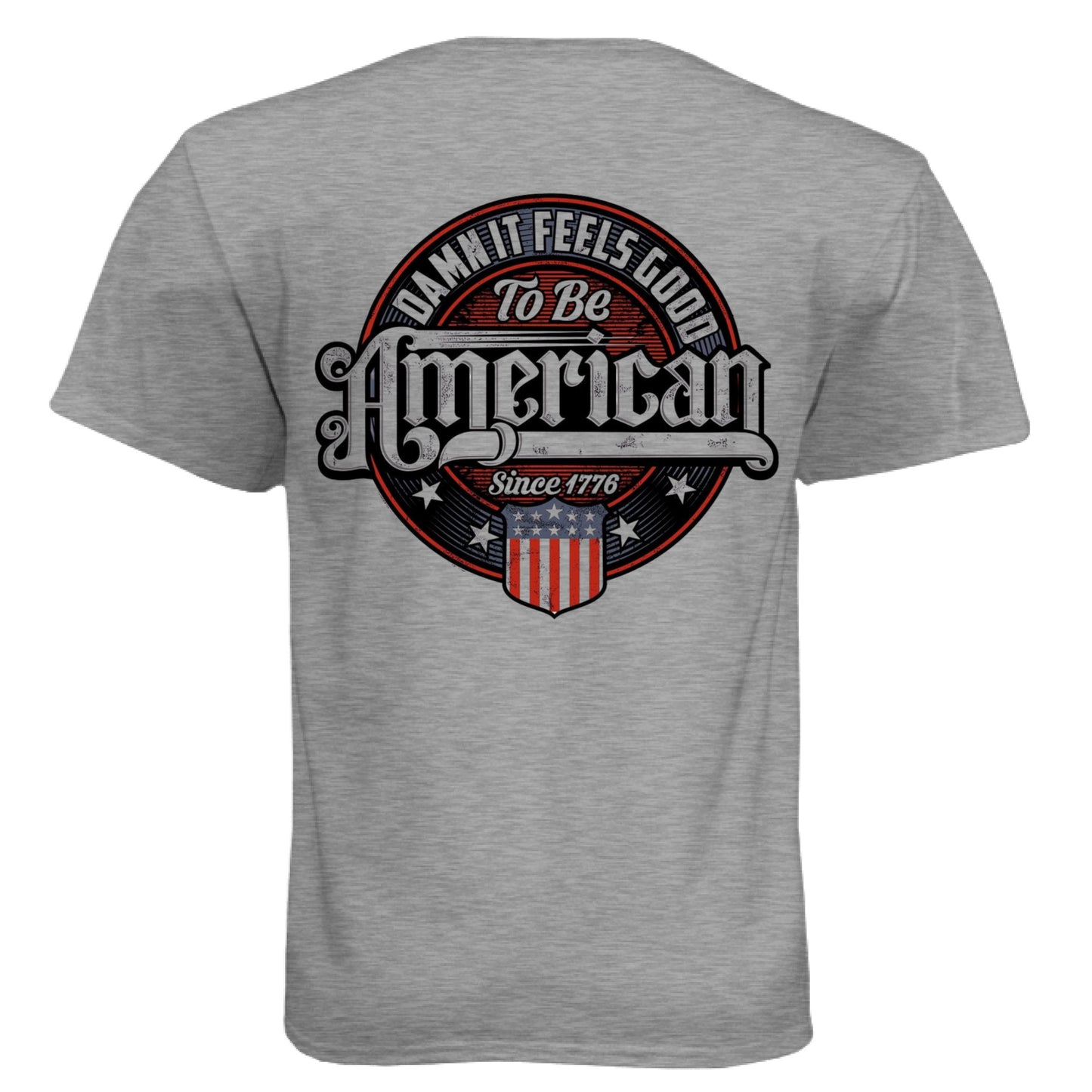 Dark Heather Grey (60/40) - BACK