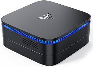 KAMRUI Mini PC Windows 11, AK1 PRO 12GB RAM 256GB SSD Mini Desktop Computer, Celeron N5105 CPU, 4 Core Micro PC Computer, Desktop PC 4K, Support 2.5’’ SSD, 2.4G/ 5.0G WiFi, Gigabit Ethernet, HTPC
