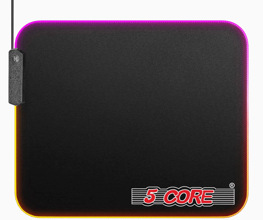 "Glide in Style: Level Up Your Play with Our Colorful RGB Mouse Pad Magic!"
