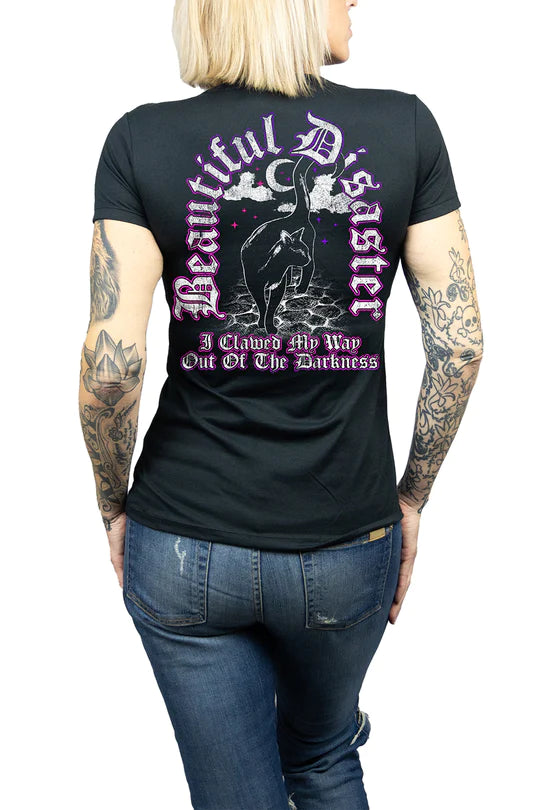B-D OUT OF THE DARKNESS SCOOP TEES
