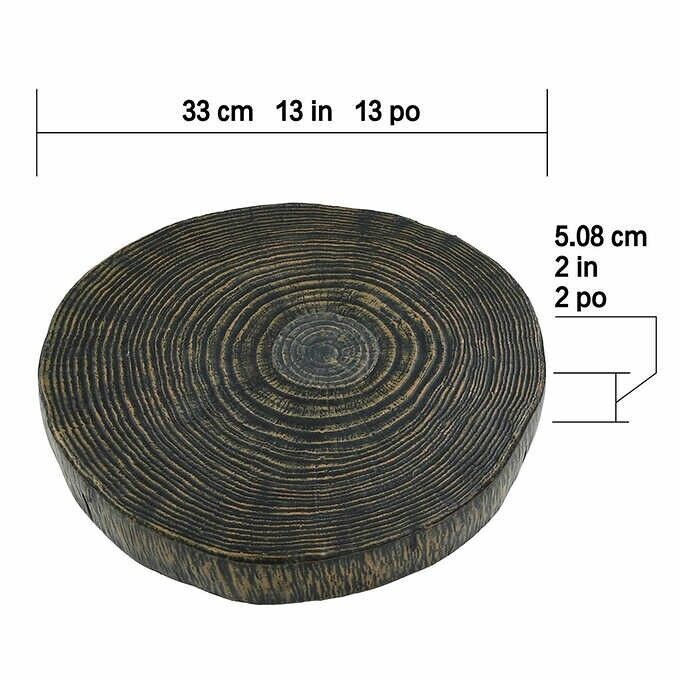 BRAND NEW Stone Composite Stepping Stones, 6-pack