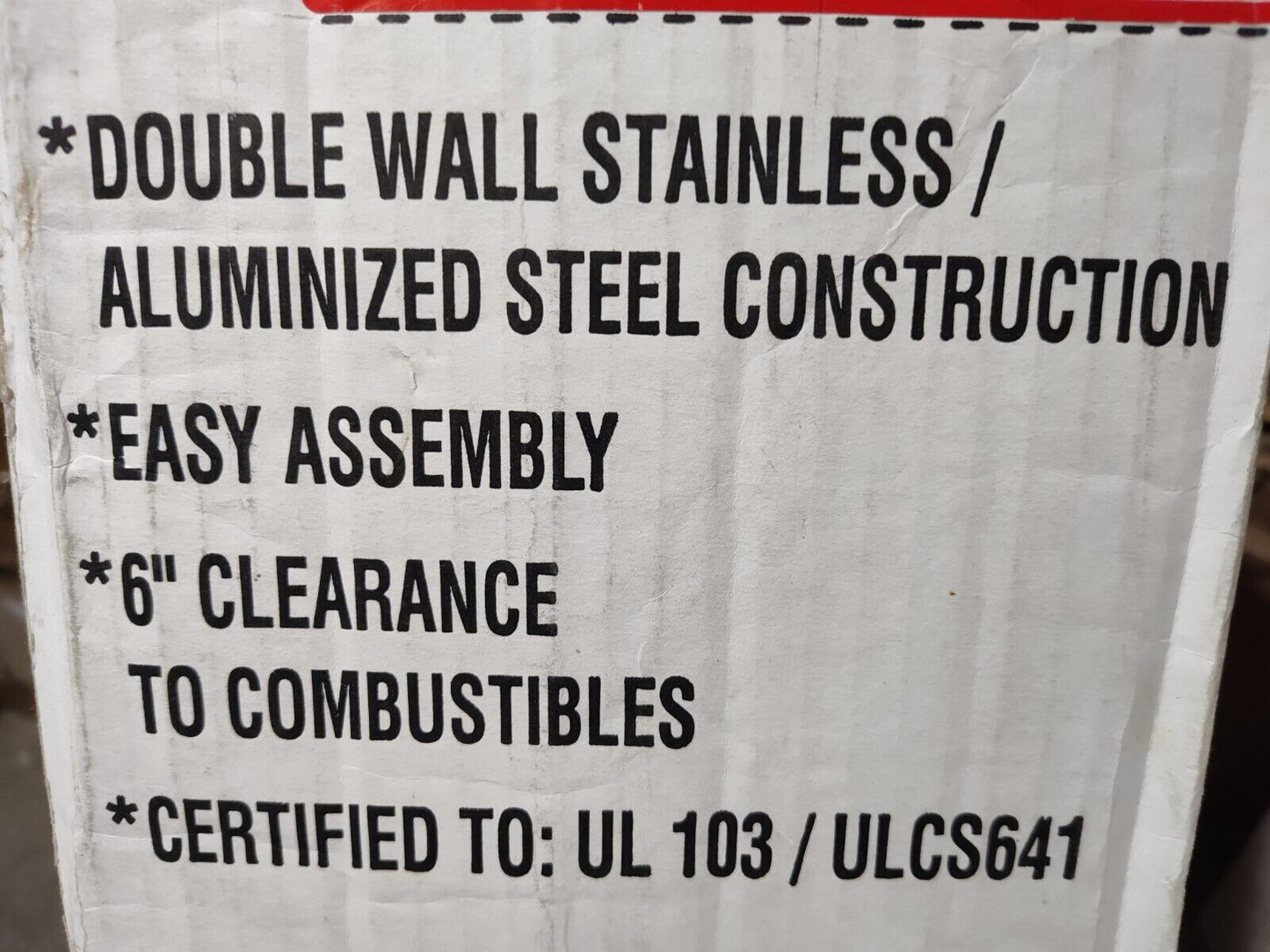 Selkirk 6 in. D X 36 in. L Steel Double Wall Stove Pipe