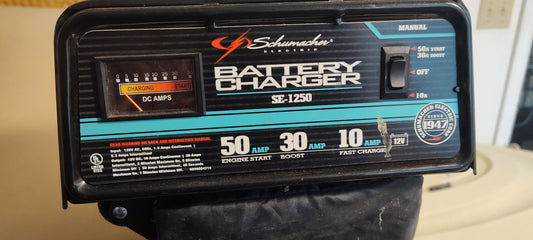 SCHUMACHER SE-1250 10 30 50 FAST vehicle CHARGE BATTERY BOOST BATTERY CHARGER