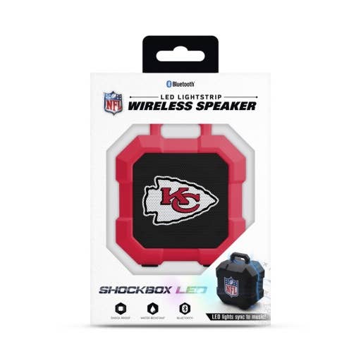 NFL Kansas City Chiefs Shockbox Wireless Speaker