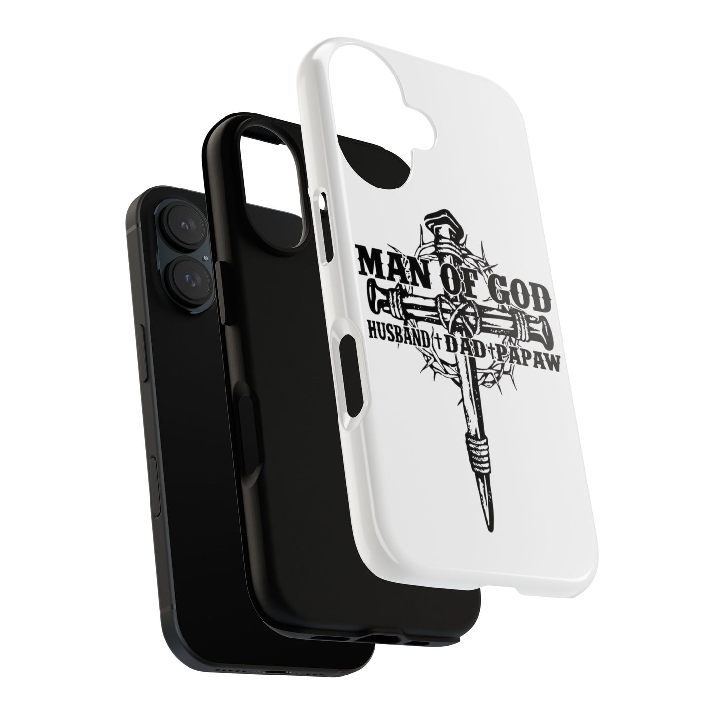 Man of God Tough Phone Case - Perfect Gift for Dads, Husbands & Papa, Faith-Inspired Accessory, Protective Cover for Men, Christian [...]