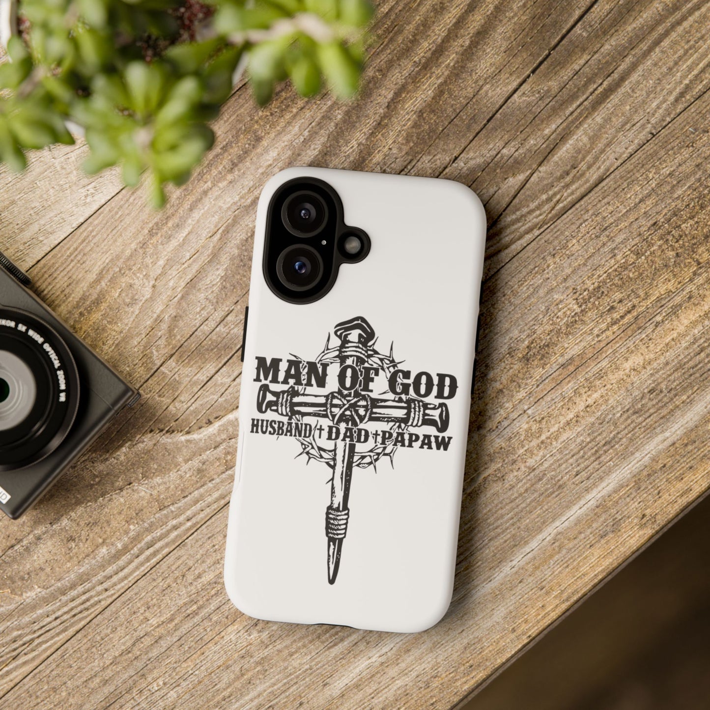 Man of God Tough Phone Case - Perfect Gift for Dads, Husbands & Papa, Faith-Inspired Accessory, Protective Cover for Men, Christian [...]