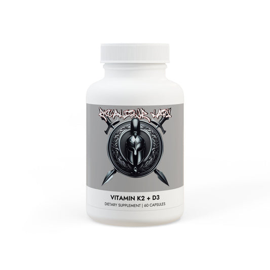 Vitamin K2 + D3 Supplement (60 Capsules)