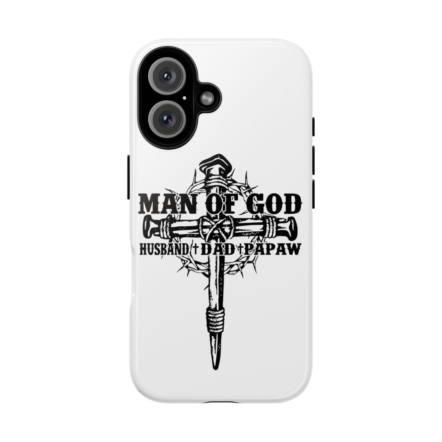 Man of God Tough Phone Case - Perfect Gift for Dads, Husbands & Papa, Faith-Inspired Accessory, Protective Cover for Men, Christian [...]