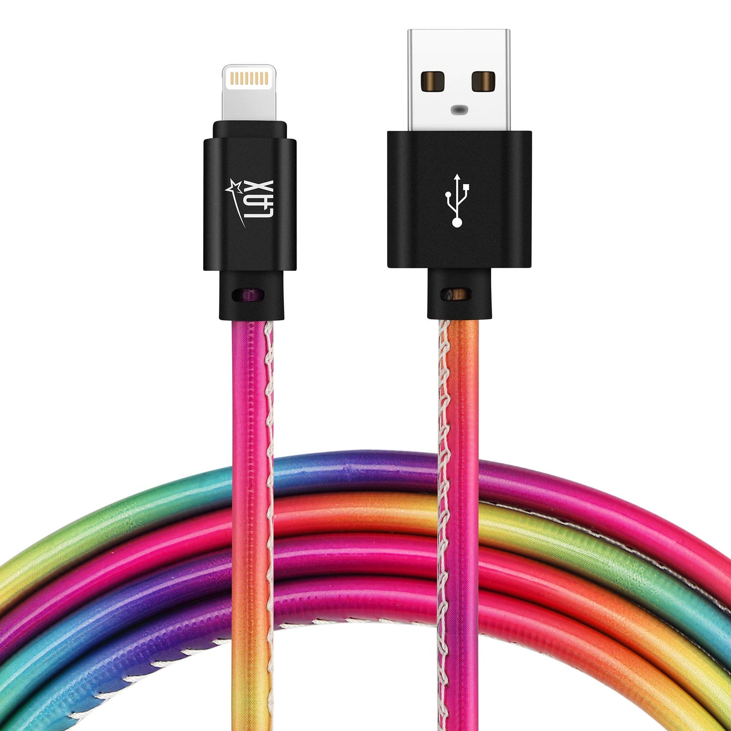 Vegan Leather Apple MFI Certified Lightning Cable
