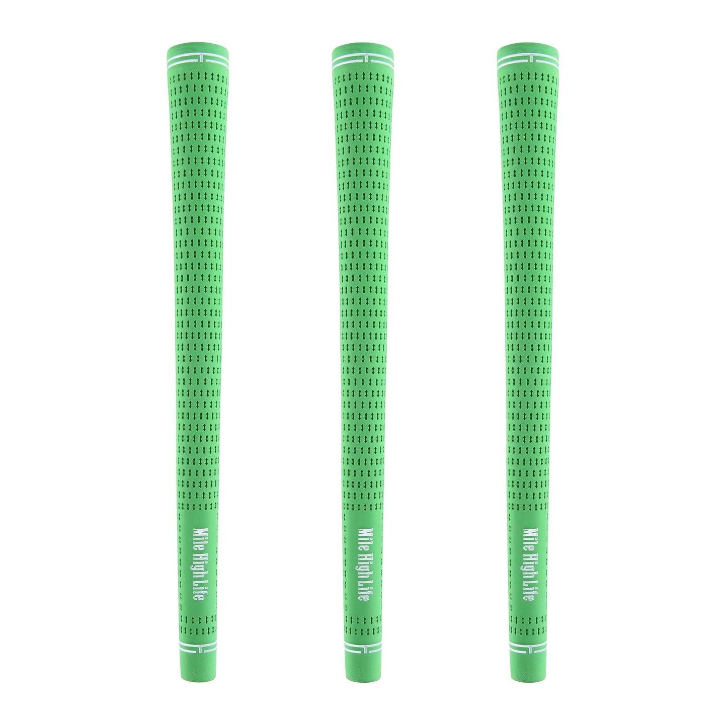 Mile High Life Golf Grips | Standard Golf Club Grips | 3 Pack or 13 Pack Golf Grips Bundle | Entry Level Rubber Golf Grip for Men, Women, Juniors