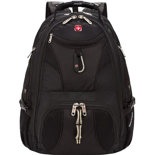 Swissgear Scansmart Backpack - Blk Fits Up To 17In Laptop Tsa Blk
