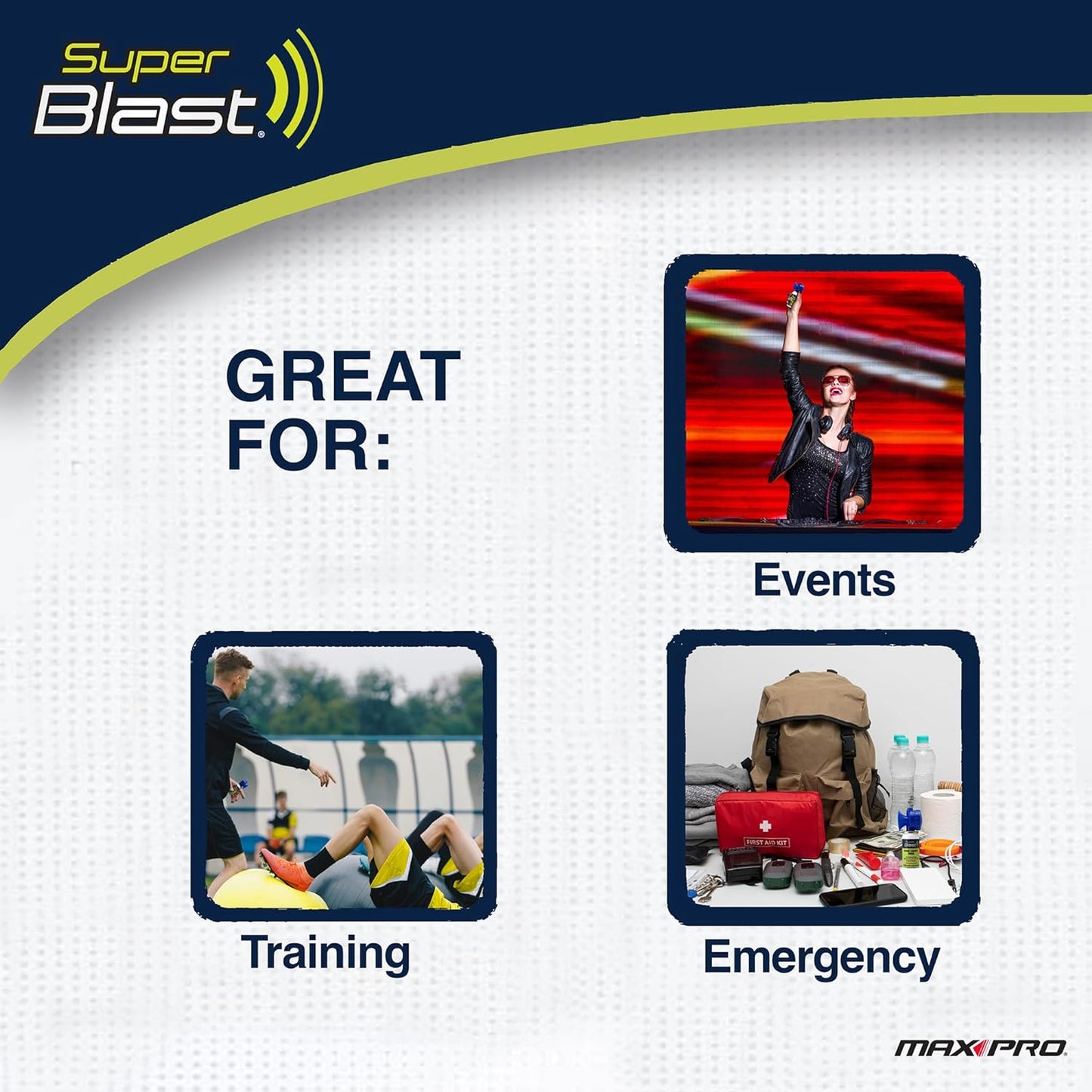 Super Blast 1.4oz Marine and Sports Air Horn