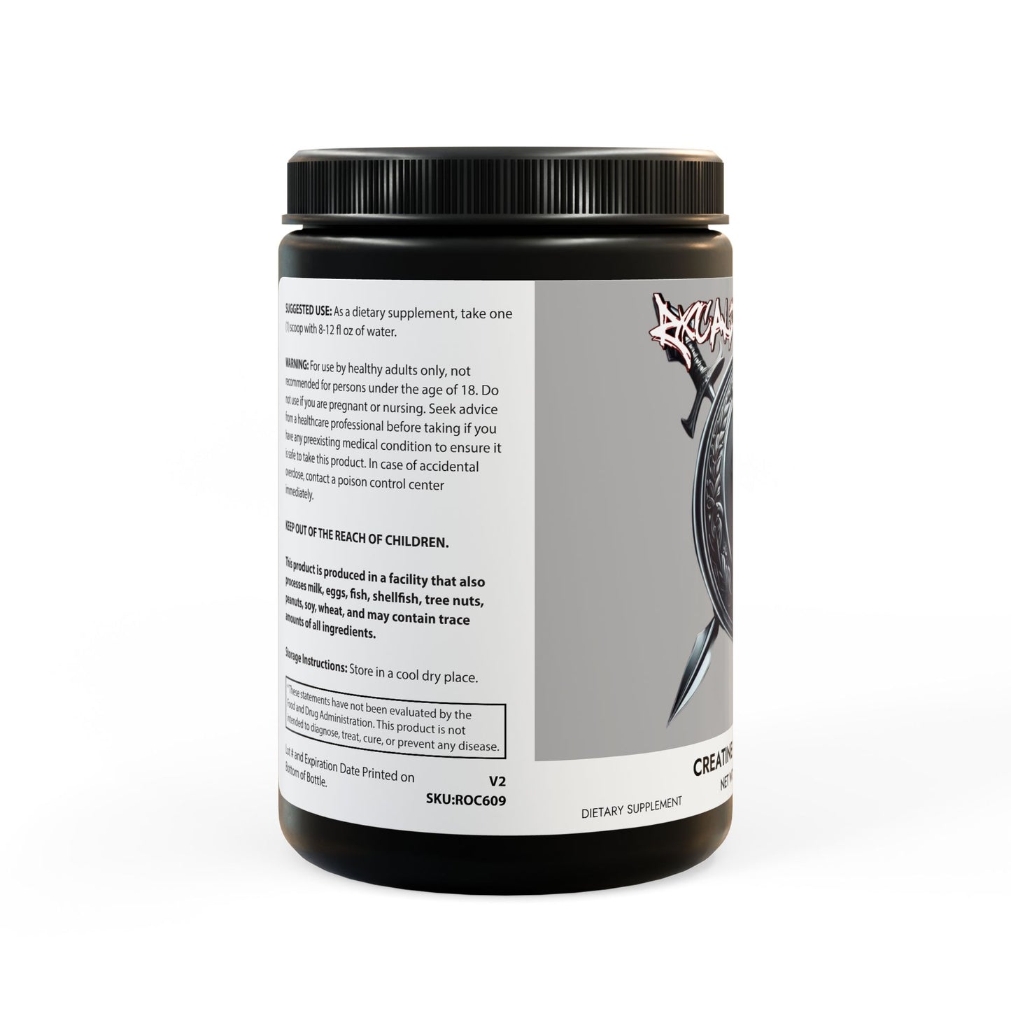 Creatine Monohydrate Supplement (300g, 10.58oz)