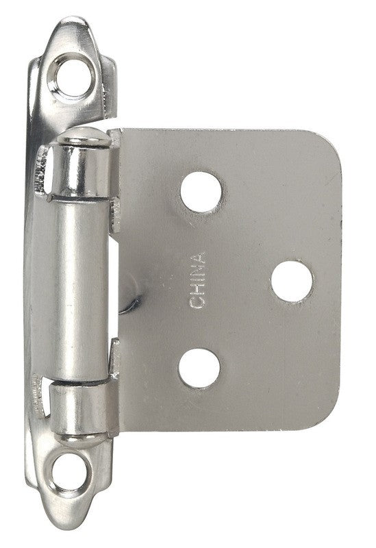 Hardware Home Flush Mount Self-Closing Cabinet Hinge, 2-pack, 489112 (10 PAKS)