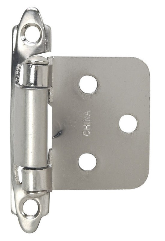 Hardware Home Flush Mount Self-Closing Cabinet Hinge, 2-pack, 489112 (10 PAKS)