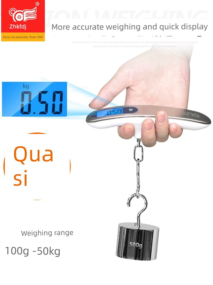 Travel Luggage Scale Portable Electronic Scale Mini Small Portable High-Precision Hand Scale Small Scale Express Spring Scale