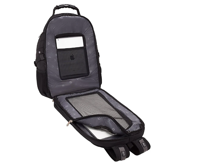 Swissgear Scansmart Backpack - Blk Fits Up To 17In Laptop Tsa Blk