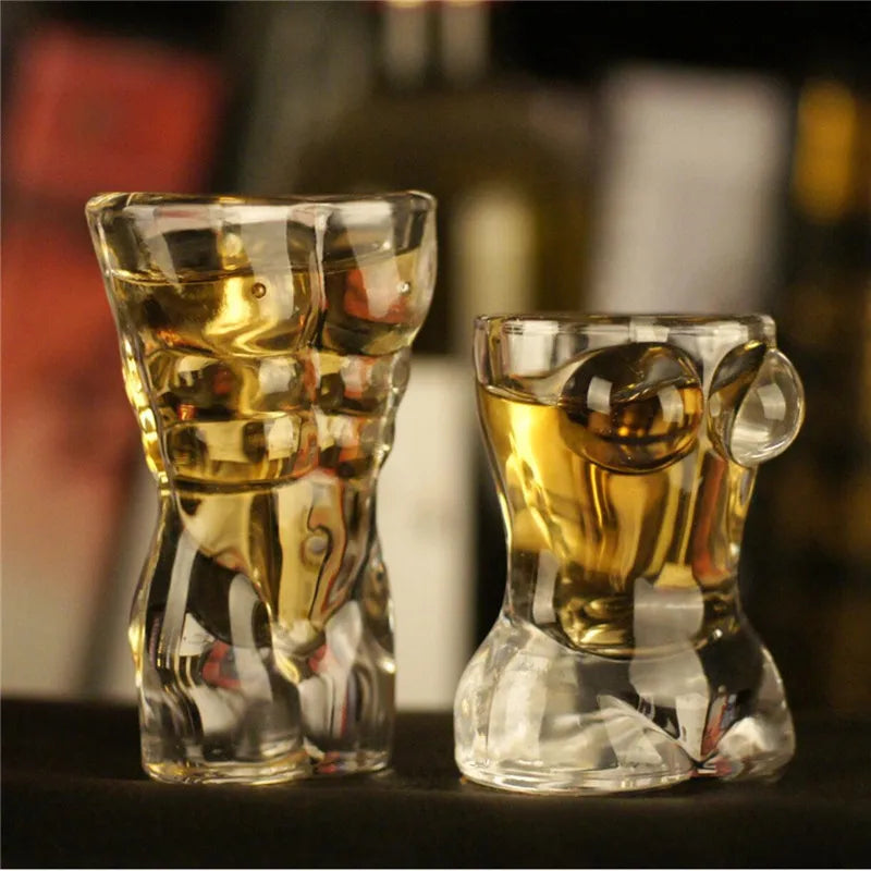 Hot Selling 400ML Men Body Creative Sexy Glass Body