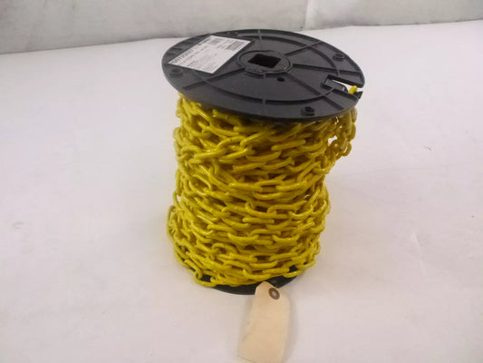 Campbell PD0725027 3/16 X 100' Yellow Poly Proof Coil Chain Reel