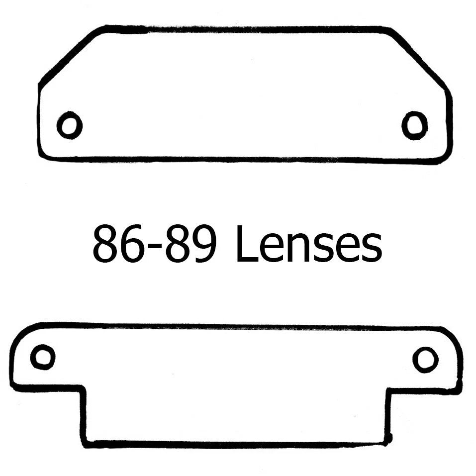 Photocell Odometer Lens Cover 86 87 88 89 C4 Corvette Digital Dash cluster