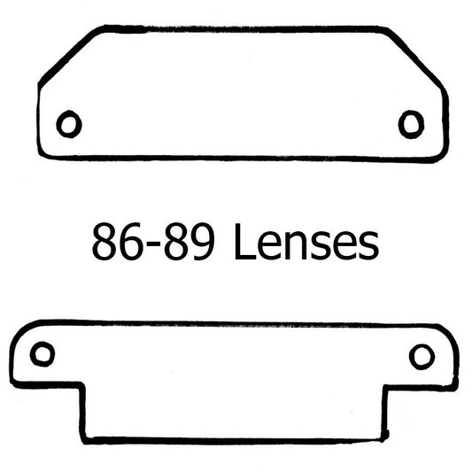 Photocell Odometer Lens Cover 86 87 88 89 C4 Corvette Digital Dash cluster