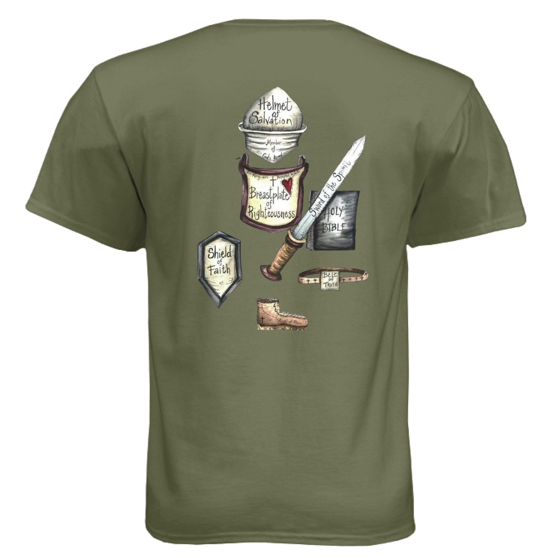 Military Green - BACK