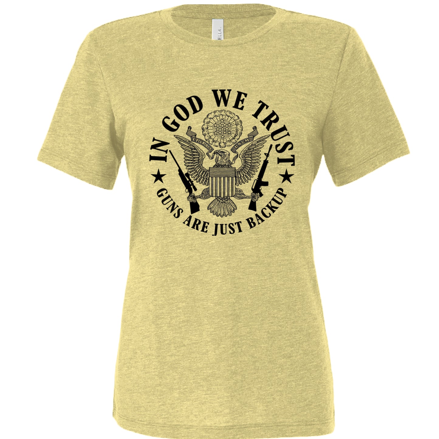 Pale Yellow Triblend - FRONT