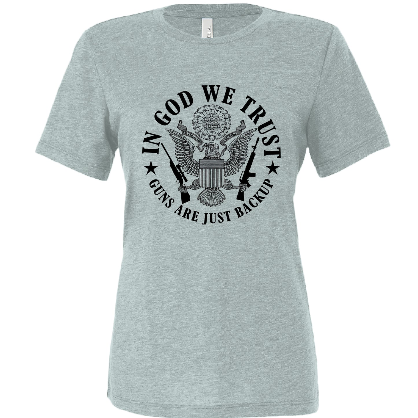 Dusty Blue Triblend - FRONT