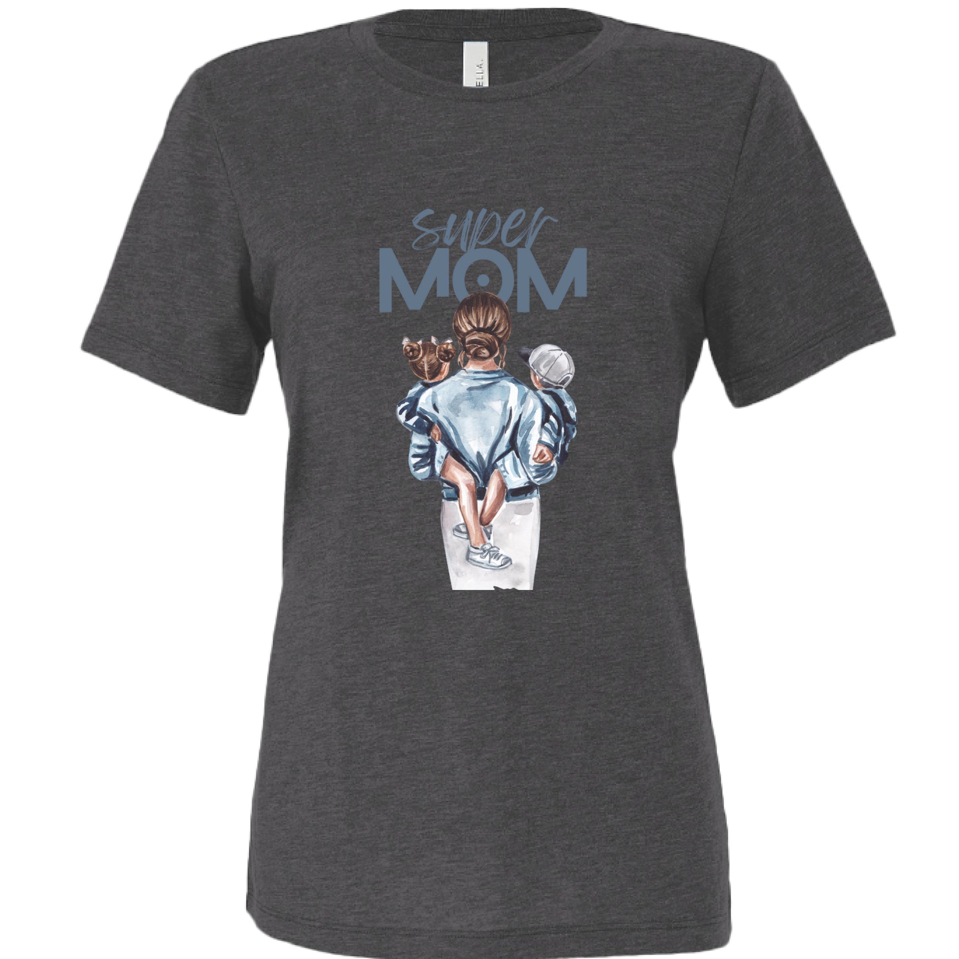 Solid Dark Grey Triblend - FRONT
