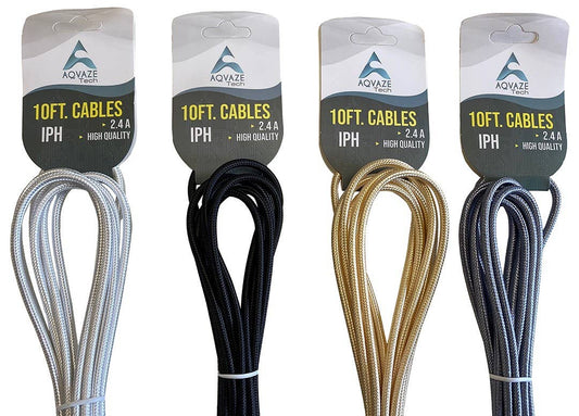 Type C  & Iphone 10 FT Charging Cable